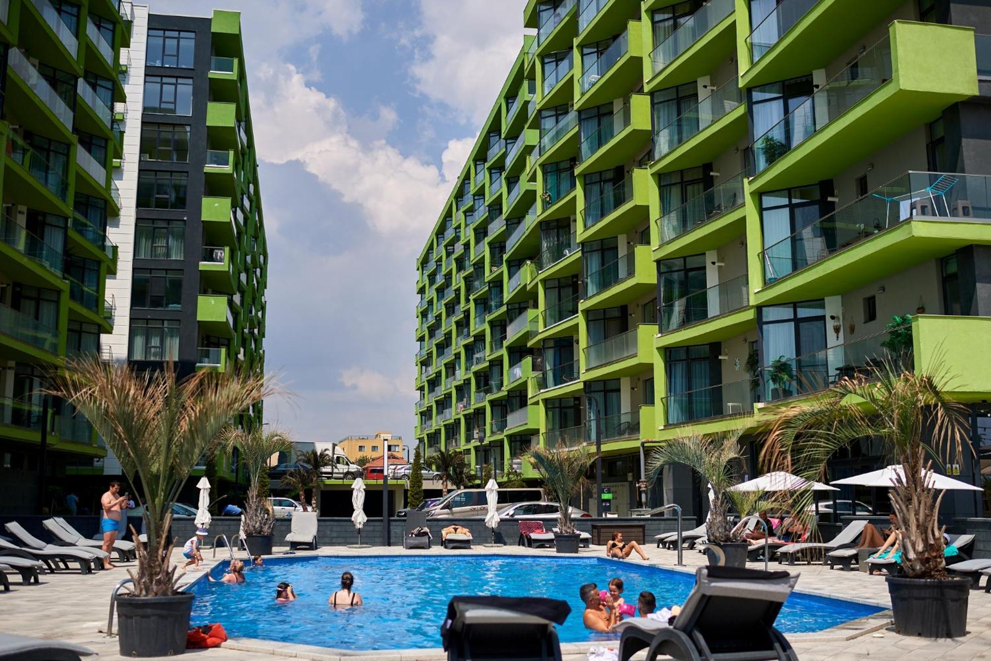 Sara Blu Apartment Spa And Pool Beach Resort Mamaia Exterior foto